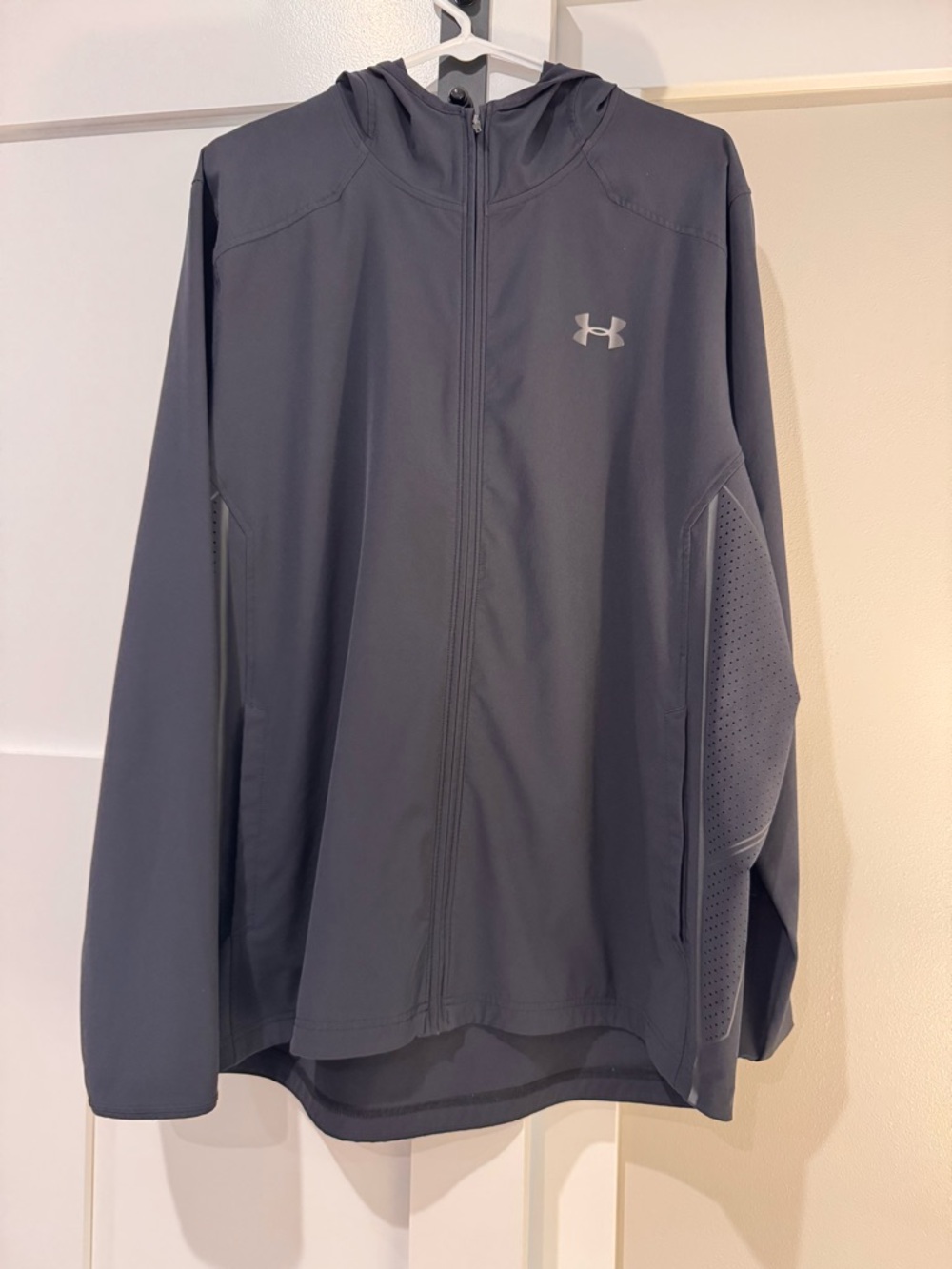 Under Armour Men's Hooded Full-Zip Jacket - Charcoal Gray